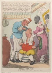 Macassar-Öl, ein öliger Puff für weiche Köpfe, 15. März 1814
