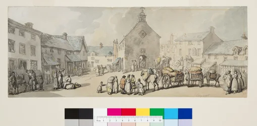 Marktplatz, Llanrwst, ca. 1797