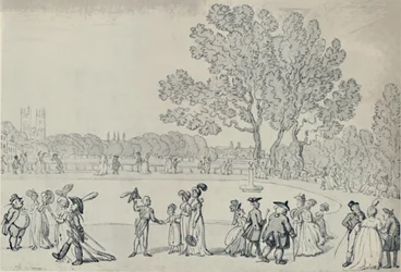 Promenade im Green Park, 1808, 1920