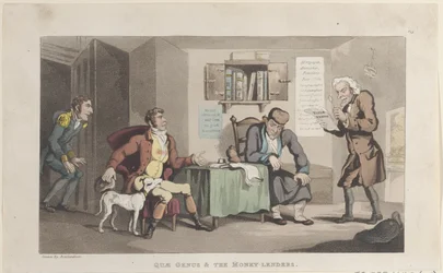 Quae Genus & Die Geldverleiher, aus Die Geschichte von Johnny Quae Genus, The L..., 1. September 1821