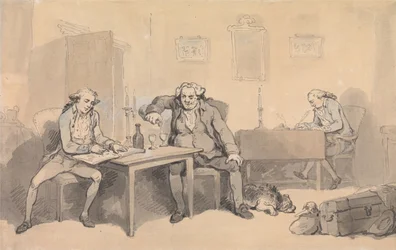Rowlandson und Wigstead auf Tour