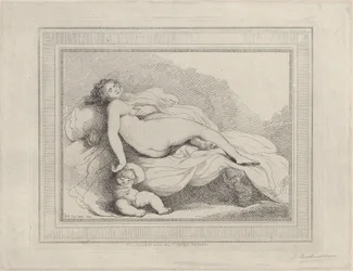Schlafende Venus und Amor, 1799