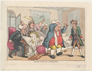 Symptome des Erstickens, 1806, veröffentlicht am 25. August 1808