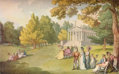 Die Gärten des Stowe House, Bucks, ca. 1785
