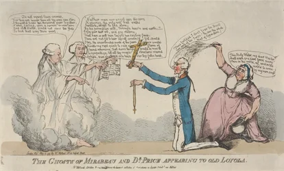 Die Geister von Mirabeau und Dr. Price erscheinen dem alten Loyola