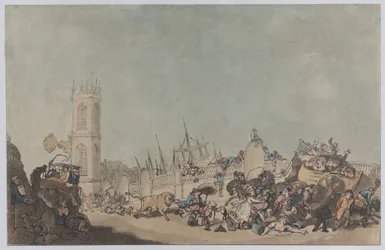 Der übertriebene Ochse (Wilder Stier auf der Westminster Bridge)