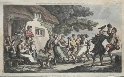 Der ehrwürdige Dr. Syntax Ländlicher Sport, 1813