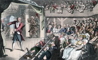 Die Bühne, Illustration aus 