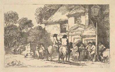Die Drei Hufeisen, ein Gasthaus am Straßenrand, 18. Dezember 1787