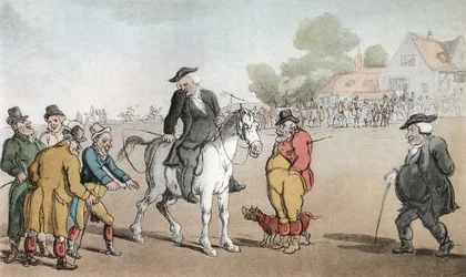 Der Vikar verkauft sein Pferd, Illustration aus 