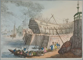 Blick auf den Brunswick Dock