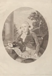 Henry William Bunbury zeichnet sein langes Menuett, 1789