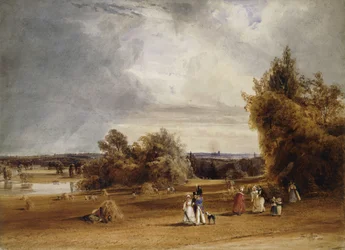 Ein Blick auf Paris von St. Cloud, 1830