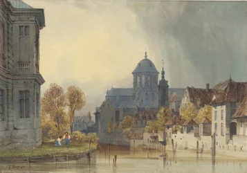 Ansicht der Kirche Unserer Lieben Frau von Hanswijk, Mechelen (Malines), Belgien
