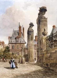 Grille des Hermès, Porte Dauphine, Schloss Fontainebleau