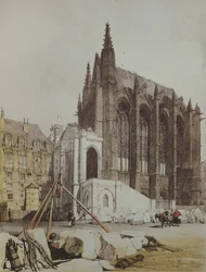 La Sainte Chapelle, aus Picturesque Architecture in Paris, veröffentlicht 1839