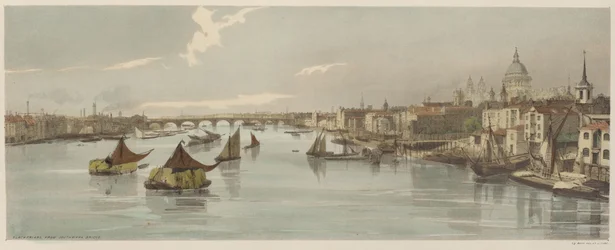 London wie es ist: Blackfriars, von der Southwark-Brücke aus
