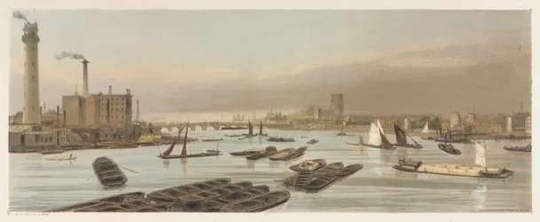 London wie es ist: Westminster, von der Waterloo-Brücke aus