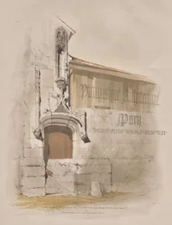 Malerische Architektur in Paris, Gent, Antwerpen, Rouen: Rue de La Licorne