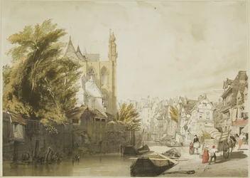 Malerische Architektur in Paris, Gent, Antwerpen, Rouen usw.