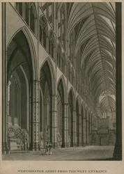 Westminster Abbey, London, vom Westeingang