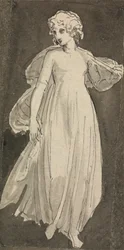 Mädchen, Ganzfigur, von vorne