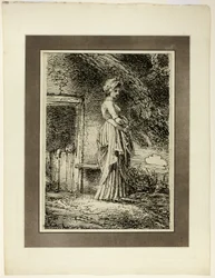 Der verlorene Apfel, aus der ersten Ausgabe von Specimens of Polyautography