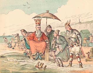 Knud und seine Höflinge, um 1884