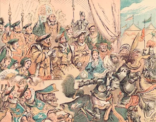 Das Feld der Goldenen Tücher, um 1884