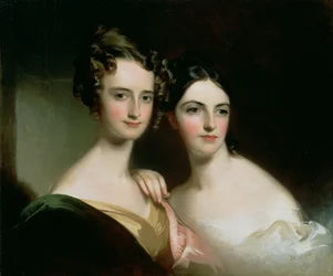 Porträt von Ellen und Mary McIlvaine