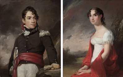 Porträts von Jean Terford David und Mary Sicard David