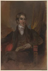 Studie für Porträt von James Cornell Biddle, Museum of Fine Arts, Houston, TX