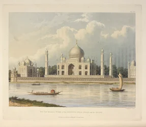 Das Taj Mahal, Grab des Kaisers Shah Jehan, Illustration aus 
