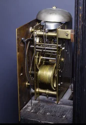 Detail einer Charles II römischen Schlaguhr, 1675