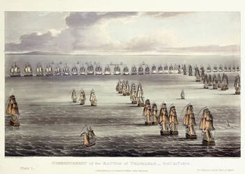 Der Beginn der Schlacht von Trafalgar, 21. Oktober 1805, 1817