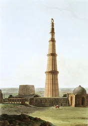 Der Qutb Minar bei Delhi