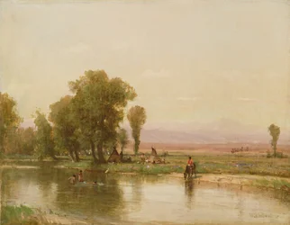 Lager am Platte River, 1865