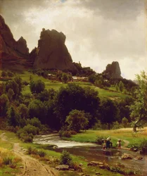 Sommer Pastorale (Ansicht von Kallenfels) 1853