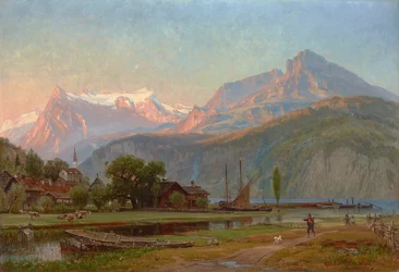 Die Bucht von Uri, Vierwaldstättersee 1859