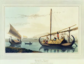 Malaye Proas, Tafel 17 aus 
