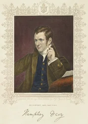 Humphry Davy, britischer Chemiker und Erfinder, 1801