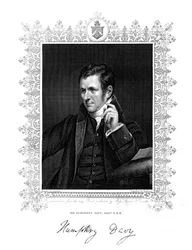 Sir Humphry Davy, kornischer Chemiker und Physiker, 19. Jahrhundert