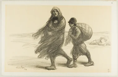 Serbischer Exodus, Platte einundzwanzig aus Actualités