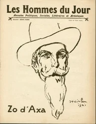 Cover von "Les Hommes du jour", Satirique en N & B