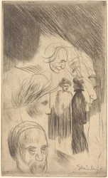 Skizzenplatte, 1902