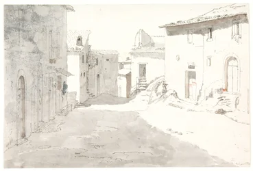 Straßenszene. Civitella