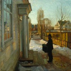 Ohne Titel (Leierkastenmann) 1906