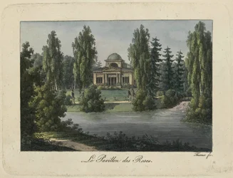 Der Rosenpavillon im Pavlovsk Park, 1810er Jahre