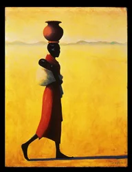 Gehende Frau, 1990