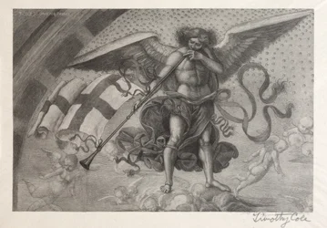 Alte italienische Meister: Engel, der eine Trompete bläst, 1888-1892